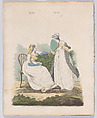 Gallery of Fashion, vol. VI: April 1 1799 - March 1 1800, Nicolaus Heideloff (German, Stuttgart 1761–1837 The Hague), Illustrations: etching and engraving (hand colored)