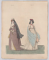 Gallery of Fashion, vol. VI: April 1 1799 - March 1 1800, Nicolaus Heideloff (German, Stuttgart 1761–1837 The Hague), Illustrations: etching and engraving (hand colored)