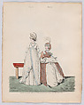 Gallery of Fashion, vol. IV: April 1 1797 - March 1 1798, Nicolaus Heideloff (German, Stuttgart 1761–1837 The Hague), Illustrations: etching and engraving (hand colored)