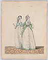 Gallery of Fashion, vol. IV: April 1 1797 - March 1 1798, Nicolaus Heideloff (German, Stuttgart 1761–1837 The Hague), Illustrations: etching and engraving (hand colored)