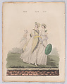 Gallery of Fashion, vol. VII: April 1 1800 - March 1 1801, Nicolaus Heideloff (German, Stuttgart 1761–1837 The Hague), Illustrations: etching and engraving (hand colored)
