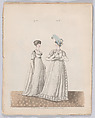 Gallery of Fashion, vol. VII: April 1 1800 - March 1 1801, Nicolaus Heideloff (German, Stuttgart 1761–1837 The Hague), Illustrations: etching and engraving (hand colored)