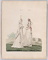 Gallery of Fashion, vol. I: April 1, 1794- March 1, 1795, Nicolaus Heideloff (German, Stuttgart 1761–1837 The Hague), Illustrations: etching and engraving (hand colored)