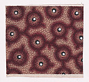 Textile Design with a Network of Circles with Pearls in the Middle, Anonymous, Alsatian, 19th century Alsatian, Gouache