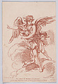 Ange, Gilles Demarteau  French, Crayon-manner etching printed in red ink