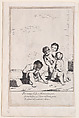 Four children playing dice, Giuseppe Maria Crespi  Italian, Etching