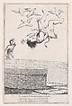 Plate 11: Bertoldino falling into the fish pond, from "Bertoldo, Bertoldino, and Cacasenno", Giuseppe Maria Crespi  Italian, Etching