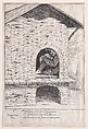 Plate 6: Bertoldo hidden in a furnace, from "Bertoldo, Bertoldino, and Cacasenno", Giuseppe Maria Crespi  Italian, Etching