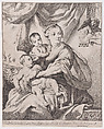 The favorite nanny (La balia favorita), Giuseppe Maria Crespi  Italian, Etching