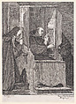 Confession, from "The Seven Sacraments", Johann Anton Riedel  Swiss, Etching
