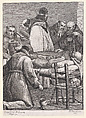 Extreme Unction, from "The Seven Sacraments", Johann Anton Riedel  Swiss, Etching