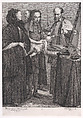 Baptism, from "The Seven Sacraments", Johann Anton Riedel  Swiss, Etching