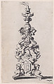 Candlestick, René Boyvin French, Engraving
