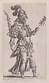 Torch Bearer, René Boyvin French, Engraving