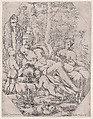 Saturn and Rhea, Giuseppe Diamantini Italian, Etching; second state of two