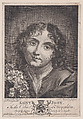 Saint John the Baptist with flowers, Simon-François Ravenet, Engraving