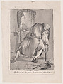 The Tired Wigmaker, from "Divers Portraits", Giovanni David Italian, Etching and aquatint