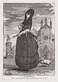 The Zendale, or the woman returning from church, from "Divers Portraits", Giovanni David Italian, Etching and aquatint; second state of two