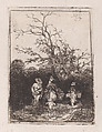Le Gué (The Ford), Rodolphe Bresdin  French, Etching