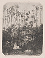 La Marais (The Swamp), Rodolphe Bresdin  French, Etching; second state of two (Van Gelder)
