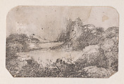 Le Lac au Soleil Levant (The Lake with The Rising Sun), Rodolphe Bresdin  French, Etching