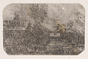 Paysans se Reposant (Peasants Resting), Rodolphe Bresdin  French, Etching