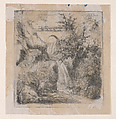 Les Cascades (The Waterfalls), Rodolphe Bresdin  French, Etching