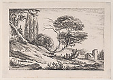 Landscape, Louis Philippe Joseph, duc de Chartres  French, Etching