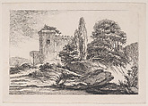 Rustic Landscape, Louis Philippe Joseph, duc de Chartres  French, Etching
