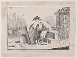 Stone Mason at Work, Louis Philippe Joseph, duc de Chartres  French, Etching