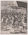 A Fish Market; from Divers sujets Remarquables tirez de L'Histoire Greque, François Chauveau  French, Etching