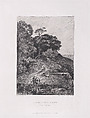 La Grenouille et la Boeuf, plate 96 from "Fable de la Fontaine", Théophile Chauvel French, Etching