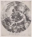Meleager and Atalanta, François Chauveau  French, Etching and engraving