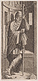 St. James Major, from "Christ, the Twelve Apostles and St. Paul", Lambert Suavius  Netherlandish, Engraving; second state of three
