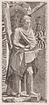 St. Andrew, from "Christ, the Twelve Apostles and St. Paul", Lambert Suavius  Netherlandish, Engraving; second state of three