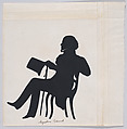 Auguste Edouart Seated, Auguste Edouart  French, Cut black paper