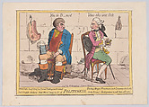 Politeness, James Gillray  British, Hand-colored etching