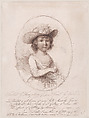 Portrait of a Child [Master Lamb], James Gillray  British, Soft-ground etching and rocker work