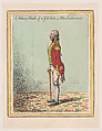 A Military Sketch, of a Gilt Stick, or Poker Emblazoned, James Gillray British, Hand-colored etching