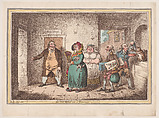An Old Maid on a Journey, James Gillray  British, Hand-colored etching