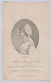 Mary, Queen of Scots, William Ridley British, Stipple engraving