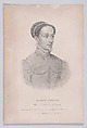 Mary, Queen of Scots, Joseph Brown British, Stipple engraving