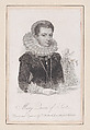 Mary, Queen of Scots, Thomas Woolnoth British, Stipple engraving