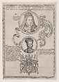Mary, Queen of Scots with her son, James I, King of England, Scotland and Ireland, John Leslie, Bishop of Ross  British, Scottish, Engraving