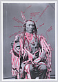 Peelatchixaaliash/Old Crow (Raven) from 1880 Crow Peace Delegation, Wendy Red Star  American, Inkjet print of artist-manipulated digitally reproduced photograph