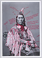 Déaxitchish / Pretty Eagle from 1880 Crow Peace Delegation, Wendy Red Star  American, Inkjet print of artist-manipulated digitally reproduced photograph