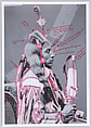 Peelatchiwaaxpáash / Medicine Crow (Raven) from 1880 Crow Peace Delegation, Wendy Red Star  American, Inkjet print of artist-manipulated digitally reproduced photograph