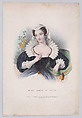 Mary, Queen of Scots, Joseph Bouvier  French, Hand-colored lithograph