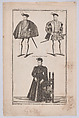 Mary, Queen of Scots below two portraits of Francis II, King of France in costume, Mary, Queen of Scots Scottish, Stipple engraving
