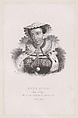 Mary, Queen of Scots, Charles Achile d'Hardivillier French, Lithograph; second state of four
